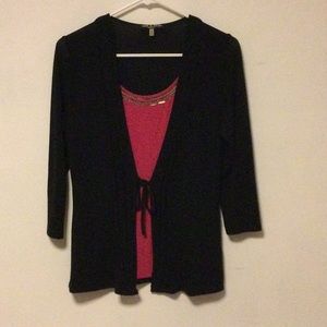3/4 Sleeve Cardigan Shirt
